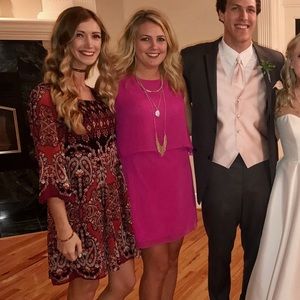 Patterned mini dress